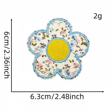 Floral Flower Embroidered Patches - Multiple Designs Available - CheerCove