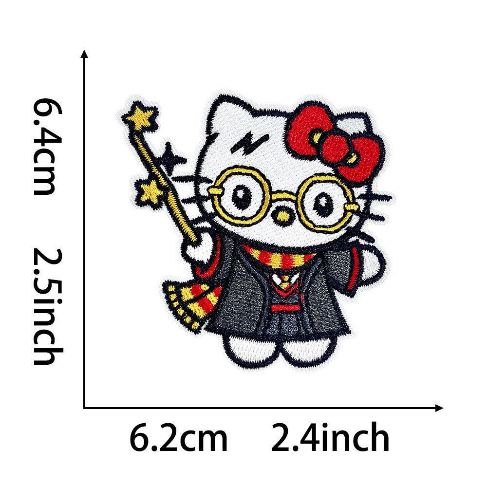 Cute Cartoon Cat Patches (Iron-On)