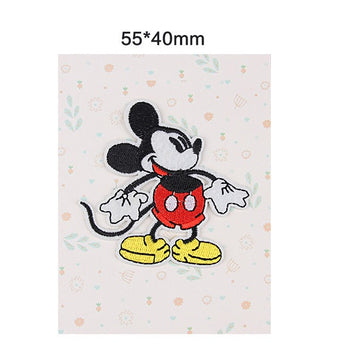 Classic Cartoon Mouse Patches (Iron-On)