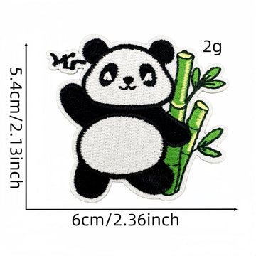 Panda ① Patches (Iron-On)