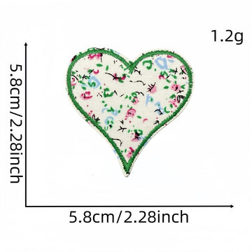 Floral Heart Embroidered Patches - Multiple Designs Available - CheerCove