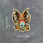 Big-Eyed Monster Patches (Iron-On)