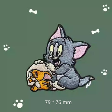 Cat and Mouse Patches(Stick-On)
