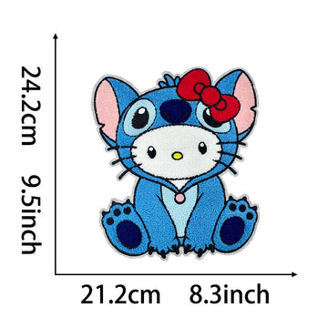 Jumbo Cute Cartoon Cat Patches (Iron-On)