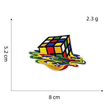 Colorful Doodle Patches (Iron-On)