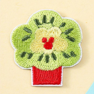 Pastel Botanical & Sweet Treats Embroidery Patches (Stick-On)
