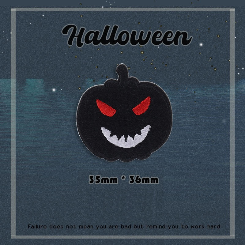 Halloween ② Embroidered Patches - Multiple Designs Available - CheerCove