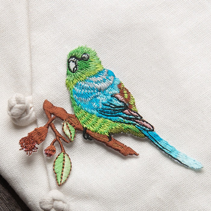 Vibrant Bird Patches (Iron-On)