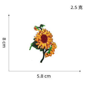 Bees, Daisies & Sunflowers Patches (Iron-On)