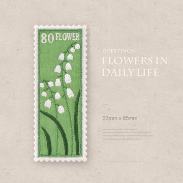 Flower in Daily Life Embroidered Patches - Multiple Designs Available - CheerCove