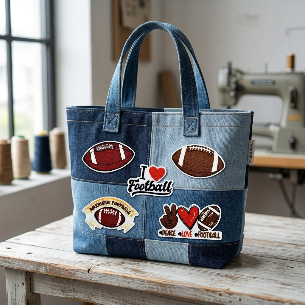 Football ① Patches (Iron-On)