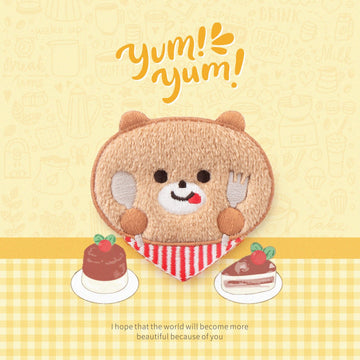 Eating Bear Cub Embroidered Patches - Multiple Designs Available - CheerCove