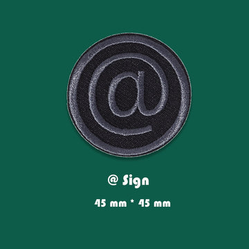 Black Icon Embroidered Patches ① - Multiple Designs Available - CheerCove