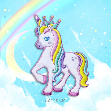Crowned Unicorn Patches(Stick-On)