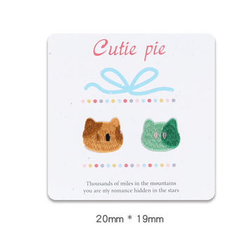 Cutie Cat Embroidered Patches - Multiple Designs Available - CheerCove