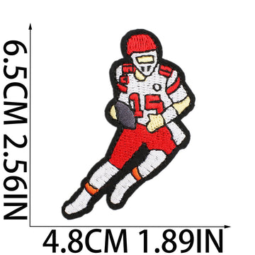 Game Day Football ② Patches (Iron-On) - CheerCove