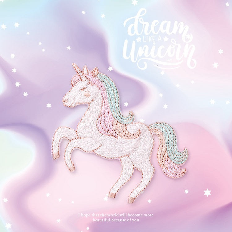 Unicorn Embroidered Patch - CheerCove