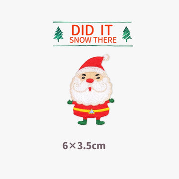 Santa Claus Patches(Stick-On)