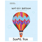 Love Hot Air Balloon Patches (Stick-On)