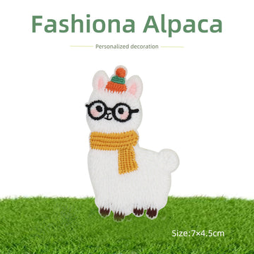 Fluffy Alpaca Patches (Stick-On)