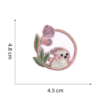 Cartoon Rabbit Embroidered Patches - CheerCove