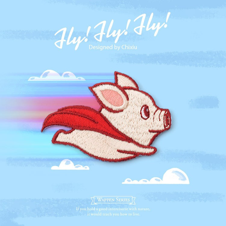 Fly! Fly! Fly! Embroidered Patches - Multiple Designs Available - CheerCove