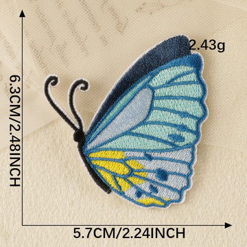 Butterfly Embroidered Patches ③ - Multiple Designs Available - CheerCove