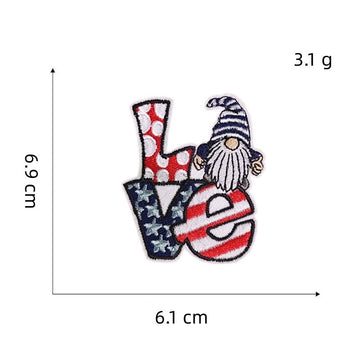 Stars & Stripes ② Patches (Iron-On)