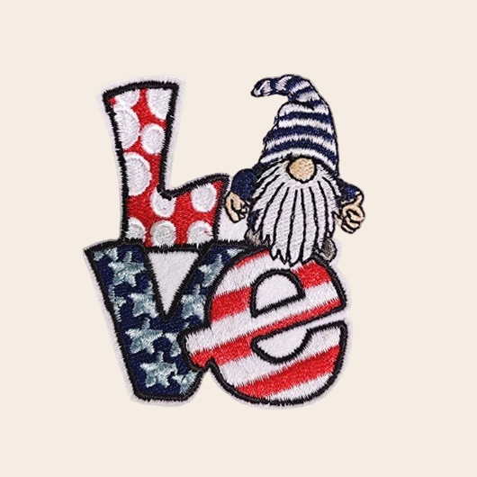 Stars & Stripes ② Patches (Iron-On)