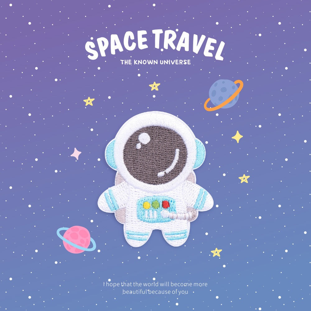 Space Travel Embroidered Patches - Multiple Designs Available - CheerCove