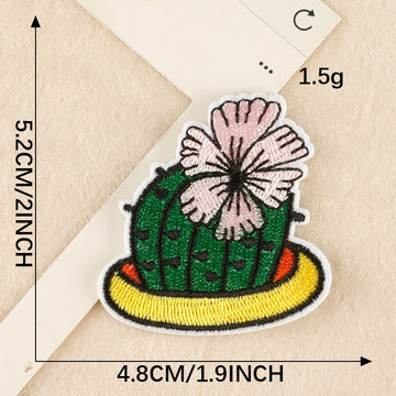 Cactus Embroidered Patches - Multiple Designs Available - CheerCove