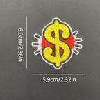 Dollar Sign Patches (Iron-On)