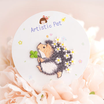 Happy Hedgehog Embroidered Patches - Multiple Designs Available - CheerCove