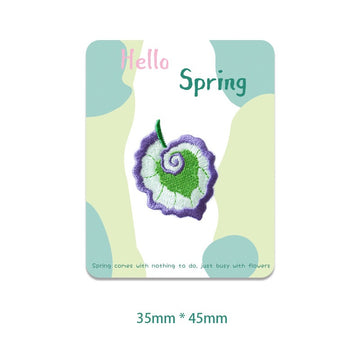 Botanical Leaf Embroidered Patches - Multiple Designs Available - CheerCove