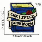 Books Patches (Iron-On)