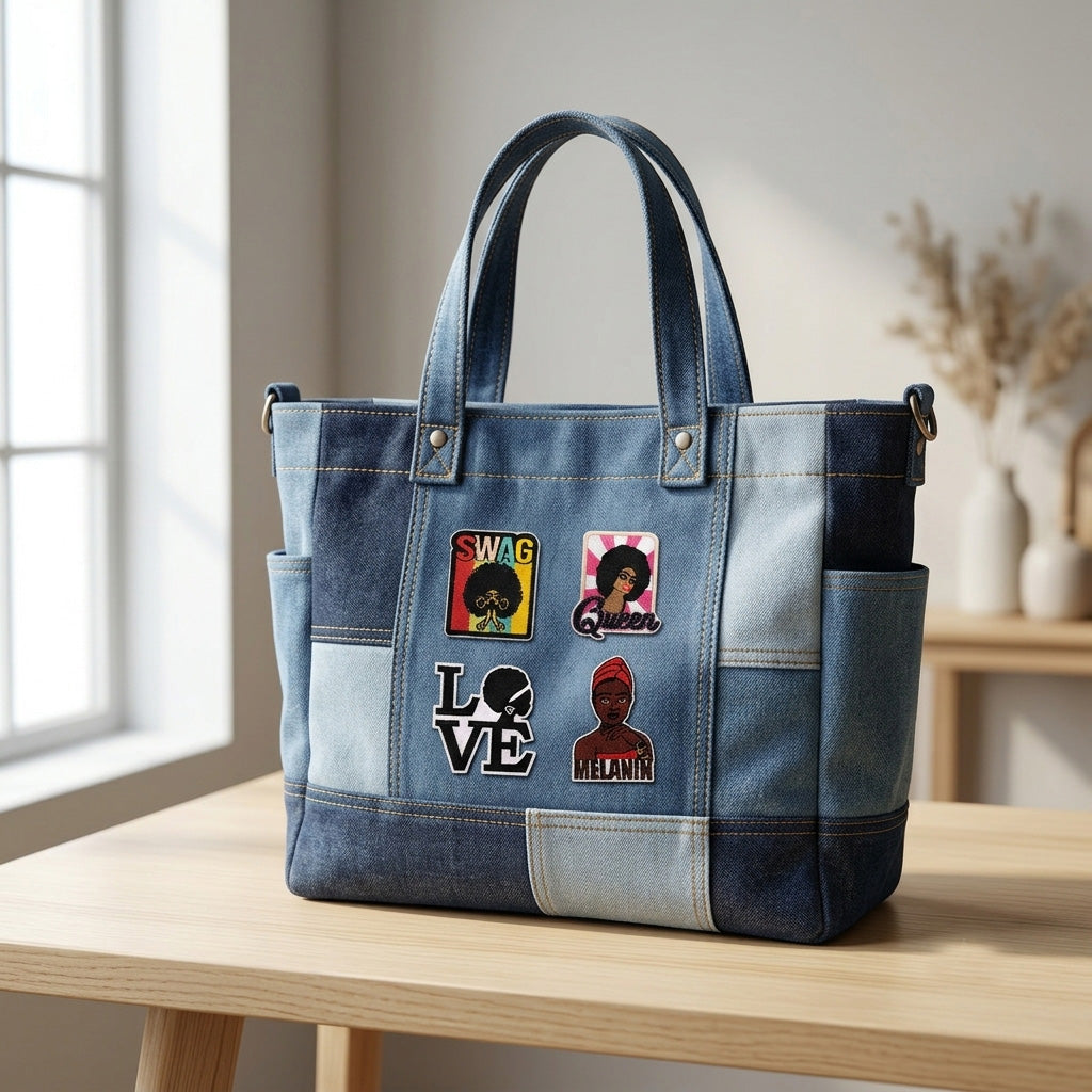 Fashion Girl ② Patches (Iron-On)