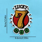 Lucky Numbers Patches (Iron-On)
