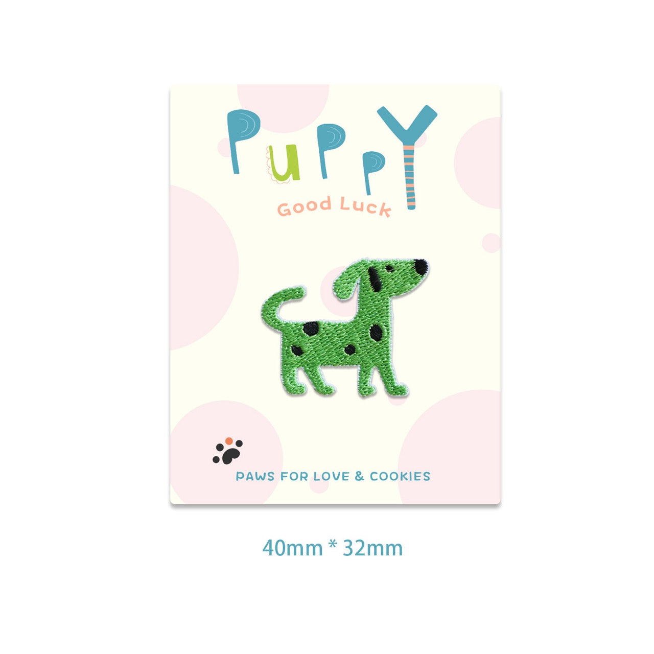 Spotted Puppy Embroidered Patches - Multiple Designs Available - CheerCove