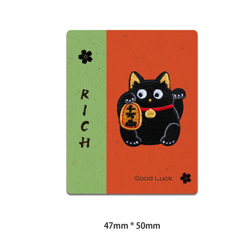 Lucky Beckoning Cat Patches(Stick-On)