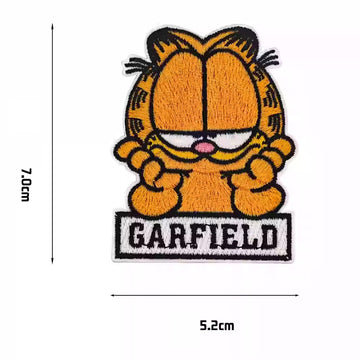 Grumpy Orange Cat Patches (Stick-On)