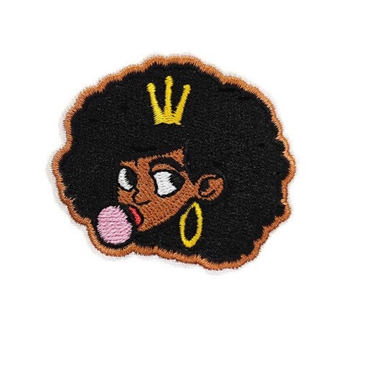 Fashion Girl ① Patches (Iron-On)