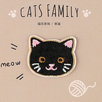 Cats Family Patches (Stick-On)