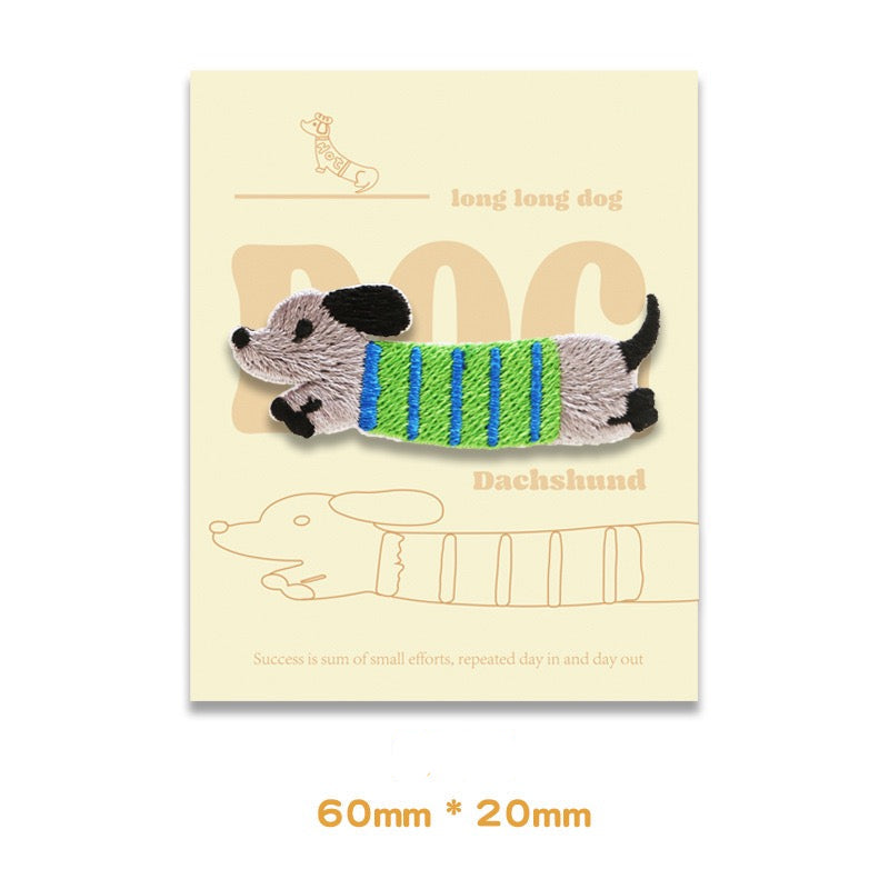 Wiener Dog Embroidered Patches - Multiple Designs Available - CheerCove