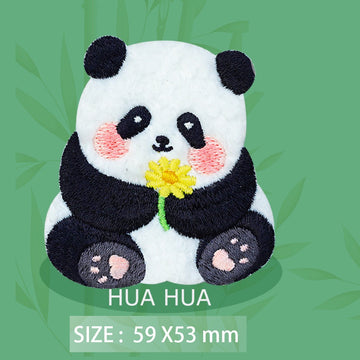 Popular Panda Embroidered Patches - Multiple Designs Available - CheerCove