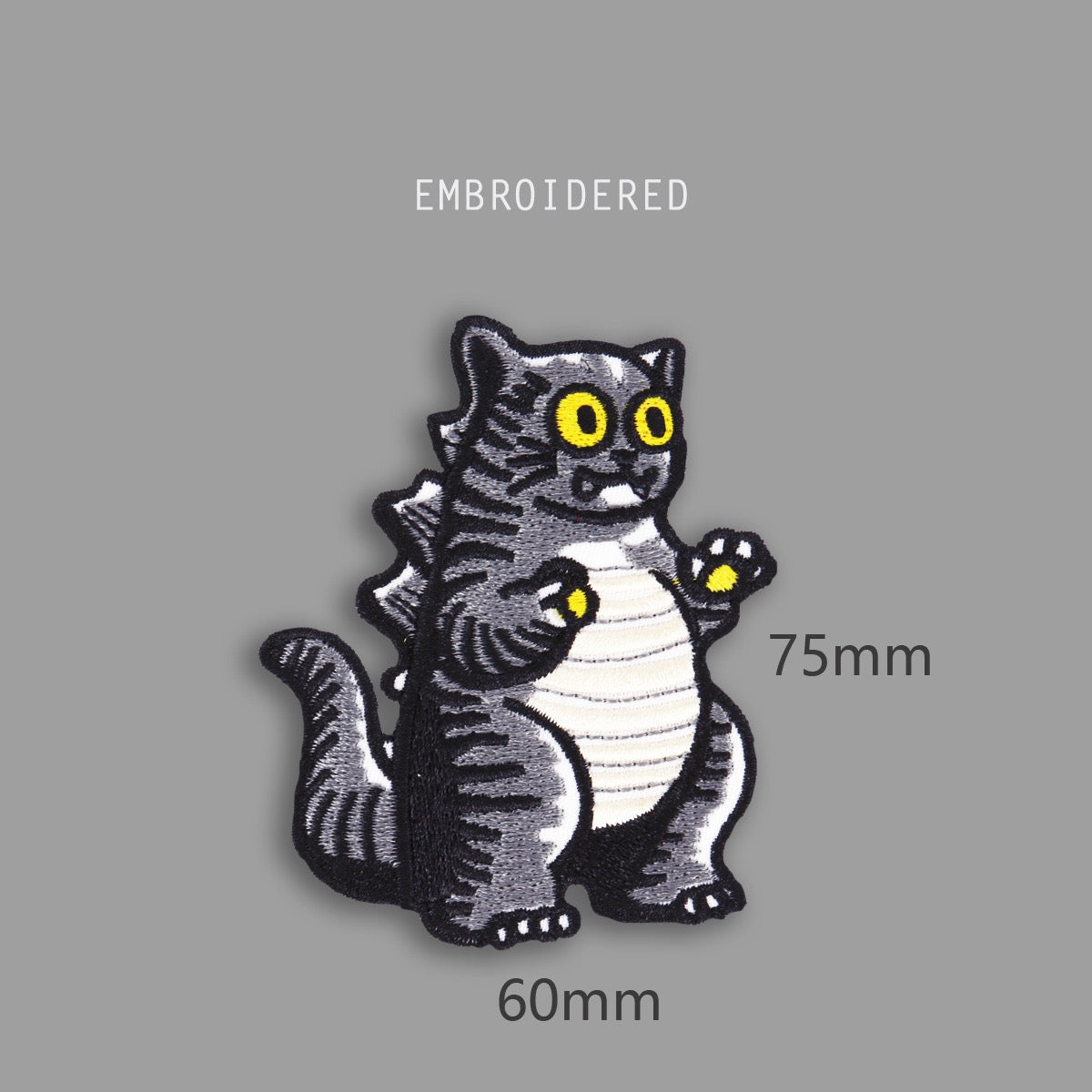 Cat Godzilla Patches(Stick-On)