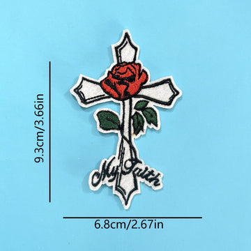 Red Rose Patches (Iron-On)