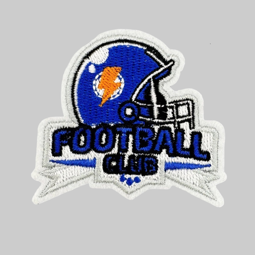 I Love Football Patches (Iron-On)