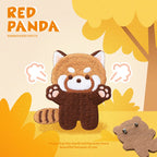 Embroidered Pins of Cute Red Panda