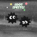 Soot Sprites ② Embroidered Patches - Multiple Designs Available - CheerCove