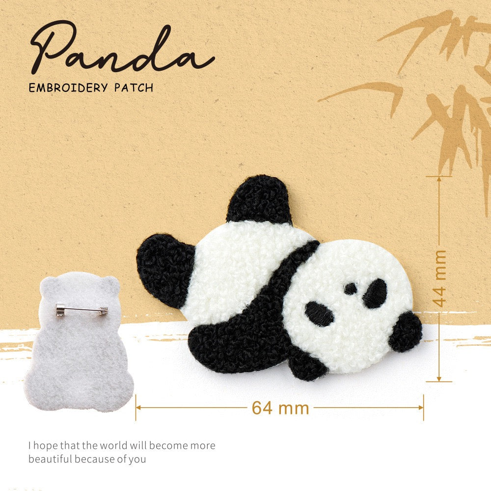 Embroidered Pins of Cute Panda ②